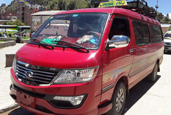 Itinerario guiado en transporte